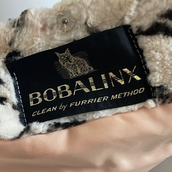 Vintage Coat Sheared Faux Fur by Bobalinx Leopard Big Cat Lynx 1960s Retro Chic - Picture 7 of 7